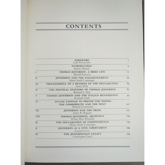 1973 Thomas Jefferson the Man His World Influence Lally Weymouth First Ed HC DJ - Picture 6 of 6